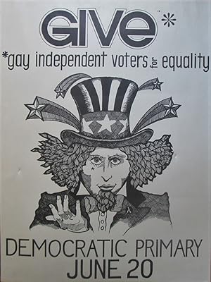 GIVE. Gay Independent Voters for Equality Poster