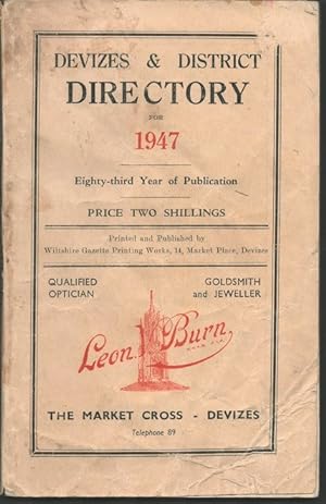 Devizes & District Directory for 1947.