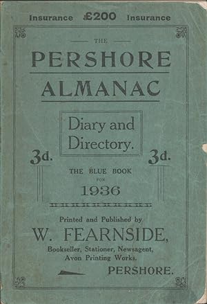 The Pershore Almanac, Diary and Directory. The Blue Book for 1936.