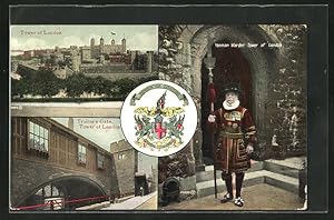 Immagine del venditore per Postcard London, Tower of London, Traitor`s Gate, Yeoman Warder venduto da Bartko-Reher