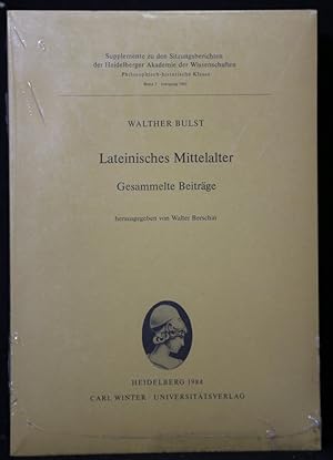 Lateinisches Mittelalter. Gesammelte Beiträge, hrsg. von Walter Berschin.