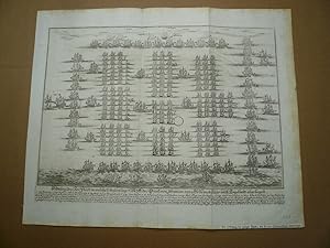 Invasion of England anno 1688, Merian Matthaeus, in Theatrum Europaeum. Copperengraving, plate si...