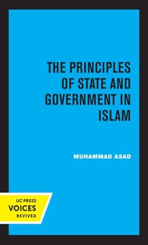 Image du vendeur pour Principles of State and Government in Islam mis en vente par GreatBookPricesUK