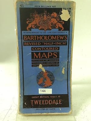 Imagen del vendedor de Sheet 41 Tweddle: Bartholomew's Revised "Half-Inch" Contoured Maps - Great Britain a la venta por World of Rare Books