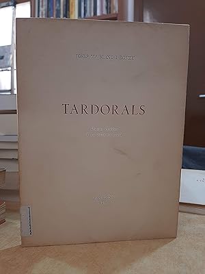 Seller image for TARDORALS. Poesies indites i un conte en prosa. for sale by LLIBRERIA KEPOS-CANUDA