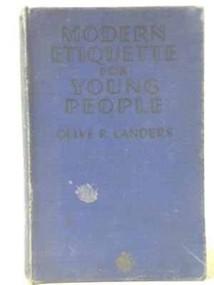 Seller image for Modern Etiquette For Young People for sale by World of Rare Books