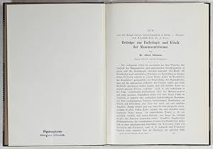 Beiträge zur Pathologie und Klinik der Mammacarcinome (pp.573-668, 25 Abb., 1 Farbtaf.).