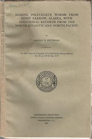 Image du vendeur pour Marine polychaete worms from Point Barrow, Alaska, with additional records from the North Atlantic and North Pacific mis en vente par Biblioteca di Babele