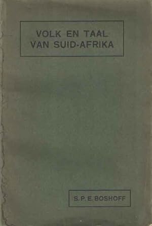 Volk en taal van Suid Afrika