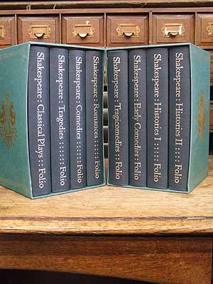 Seller image for William Shakespeare The Complete Plays, in 8 volumes [Tragedies, Comedies, Classical Plays, Romances, Tragicomedies, Early Comedies, Histories I, Histories II] for sale by Kennys Bookstore