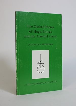 The Oxford Poems of Hugh Primas and The Arundel Lyrics