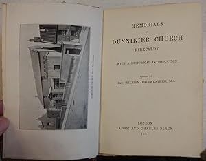 Seller image for Memorials Of Dunnikier Church Kirkcaldy: With A Historical Introduction for sale by Hanselled Books