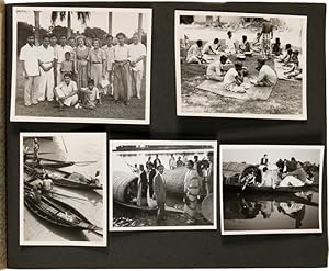 [ANNOTATED PHOTOGRAPH AND SCRAPBOOK ALBUM DOCUMENTING AN AMERICAN EDUCATIONAL WORKSHOP IN PAKISTA...