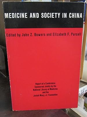 Imagen del vendedor de Medicine and Society in China: Report of a Conference. a la venta por Atlantic Bookshop