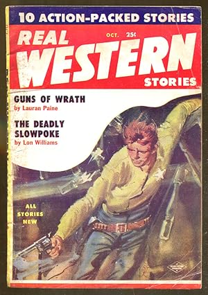 Bild des Verkufers fr Real Western Stories: October, 1957 zum Verkauf von Dearly Departed Books