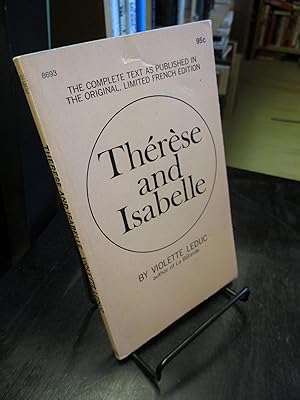 Image du vendeur pour Therese and Isabelle mis en vente par The Merrickville Book Emporium