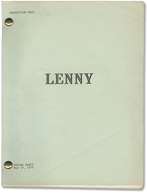 Bild des Verkufers fr Lenny (Original screenplay for the 1974 film) zum Verkauf von Royal Books, Inc., ABAA