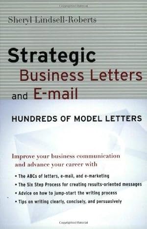 Image du vendeur pour Strategic Business Letters and E-mail mis en vente par WeBuyBooks