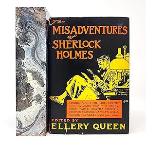 Seller image for The Misadventures of Sherlock Holmes ~ Inscribed by Ellery Queen to Manly Wade Wellman. for sale by The Rare Book Sleuth, IOBA