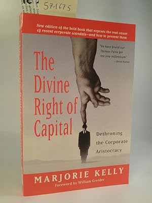 Seller image for The Divine Right of Capital [Neubuch] Dethroning the Corporate Aristocracy for sale by ANTIQUARIAT Franke BRUDDENBOOKS