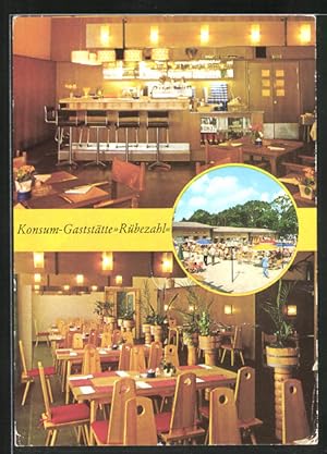 Bild des Verkufers fr Ansichtskarte Berlin, Konsum-Gasthaus Rbezahl am Mggelsee zum Verkauf von Bartko-Reher