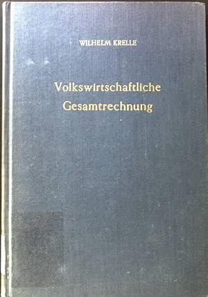 Imagen del vendedor de Volkswirtschaftliche Gesamtrechnung einschlielich input-output-Analyse mit Zahlen fr die Bundesrepublik Deutschland. a la venta por books4less (Versandantiquariat Petra Gros GmbH & Co. KG)