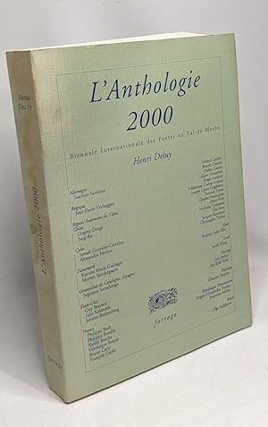 L'anthologie 2000 - biennale internationale des Poètes en Val-de-Marne