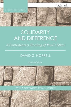 Image du vendeur pour Solidarity and Difference : A Contemporary Reading of Paul's Ethics mis en vente par GreatBookPrices