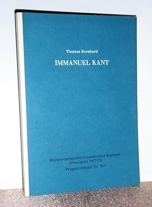 Immanuel Kant. Komödie. Programmbuch / Schauspiel Staatstheater Stuttgart, 34.