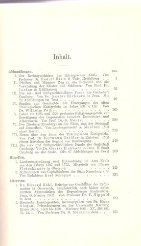Zeitschrift des Vereins für Thüringische Geschichte und Altertumskunde / 14=22. 1904. Neue Folge....