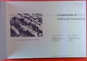 Imagen del vendedor de Fundamentals of Earthquake Engineering. Kopierte Ausgabe im Privateinband. a la venta por biblion2