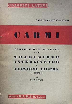 Seller image for Carmi for sale by TORRE DI BABELE