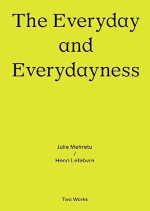 Seller image for Everyday and Everydayness for sale by GreatBookPricesUK
