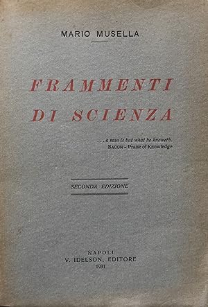 Seller image for Frammenti di scienza for sale by TORRE DI BABELE