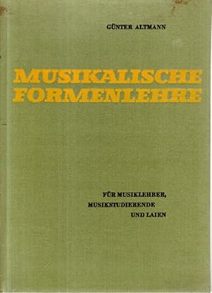 Seller image for Musikalische Formenlehre for sale by Antiquariat Jterbook, Inh. H. Schulze