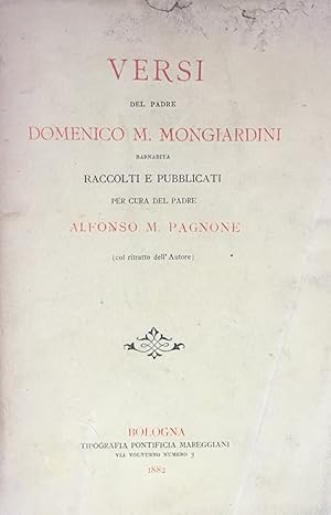 Versi del padre Domenico M. Mongiardini barnabita