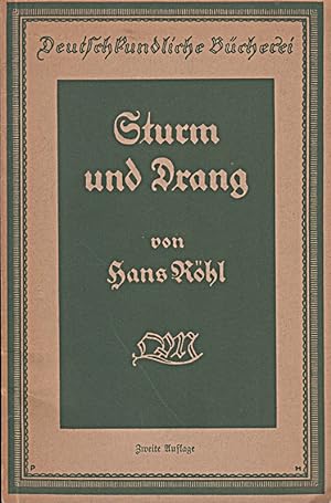 Imagen del vendedor de Sturm und Drang a la venta por Die Buchgeister