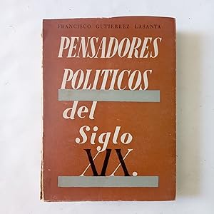 Seller image for PENSADORES POLTICOS DEL SIGLO XIX for sale by LIBRERIA CLIO