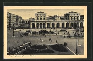 Ansichtskarte Napoli, Stazione Ferroviaria Centrale, Bahnhof
