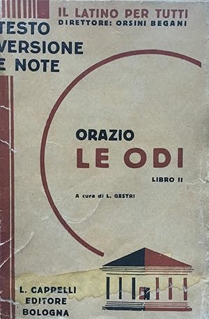 Seller image for Le odi. Libro 2 for sale by TORRE DI BABELE