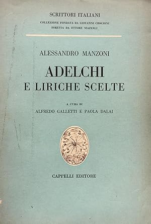 Adelchi e liriche scelte