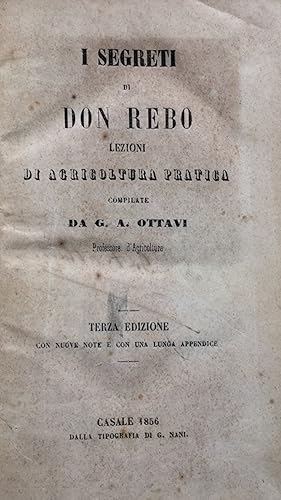 I segreti di Don Rebo. Lezioni di agricoltura pratica