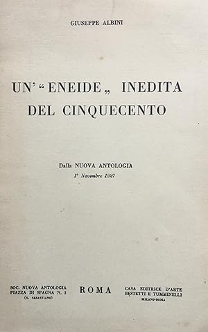 Un' Eneide inedita del Cinquecento