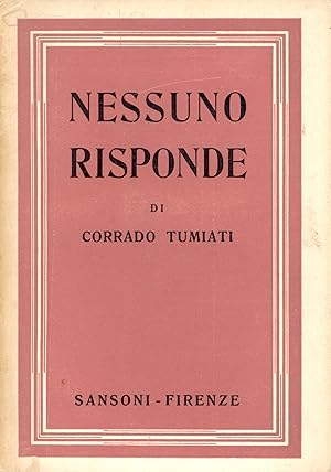 Seller image for Nessuno risponde for sale by TORRE DI BABELE