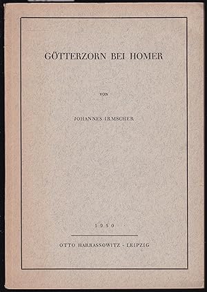 Bild des Verkufers fr Gtterzorn bei Homer zum Verkauf von Graphem. Kunst- und Buchantiquariat