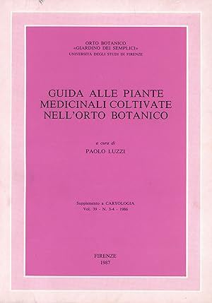 Immagine del venditore per Guida alle piante medicinali coltivate nell'orto botanico (Firenze) venduto da TORRE DI BABELE