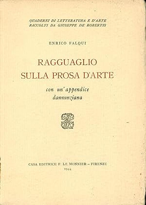 Ragguaglio sulla prosa d'arte