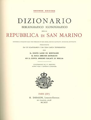 Dizionario bibliografico iconografico della Repubblica di San Marino