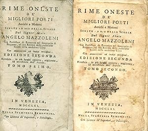 Rime oneste de' migliori poeti antichi e moderni