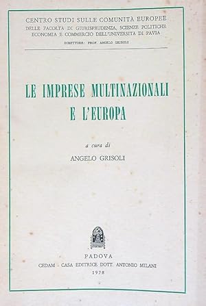 Seller image for Le imprese multinazionali e l'Europa for sale by Librodifaccia